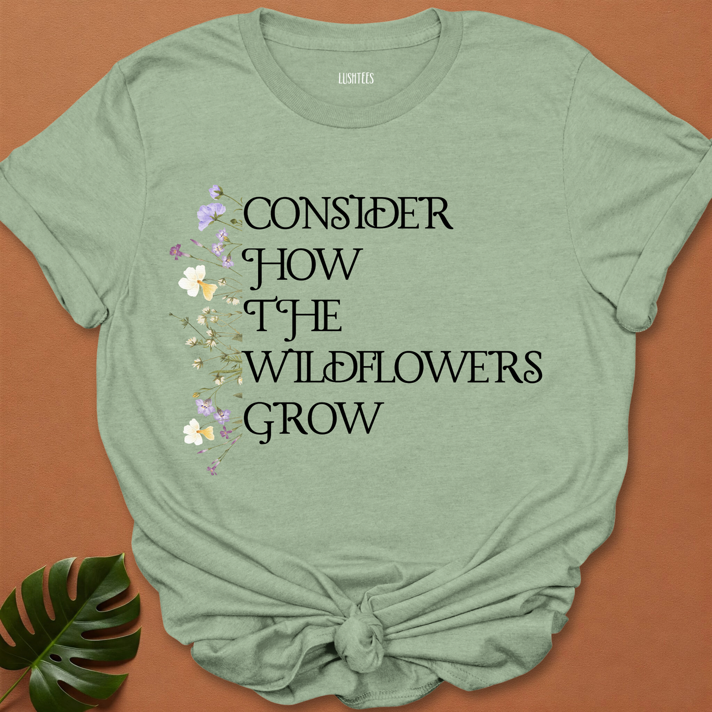 Wild Side - Pressed Garden Border Tee