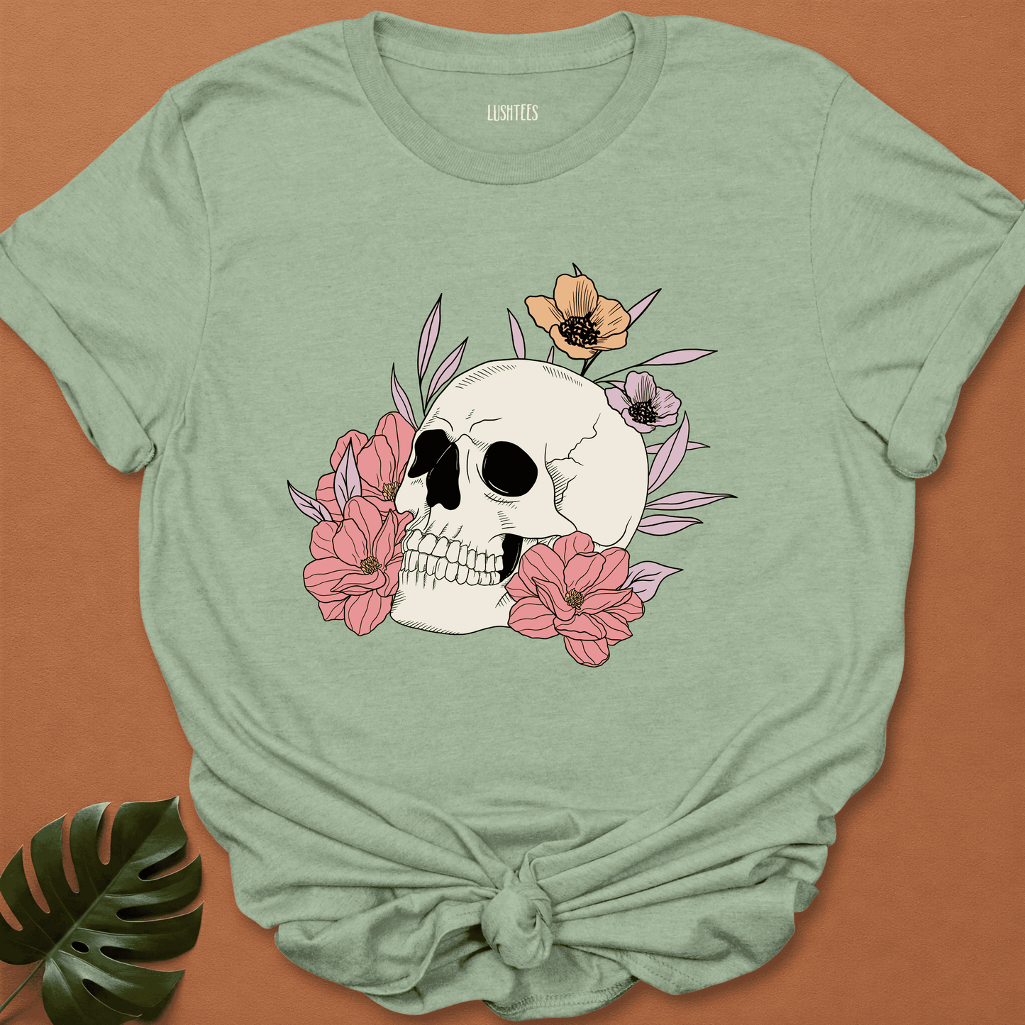 Floral Mortality - Life & Death Aesthetic Tee