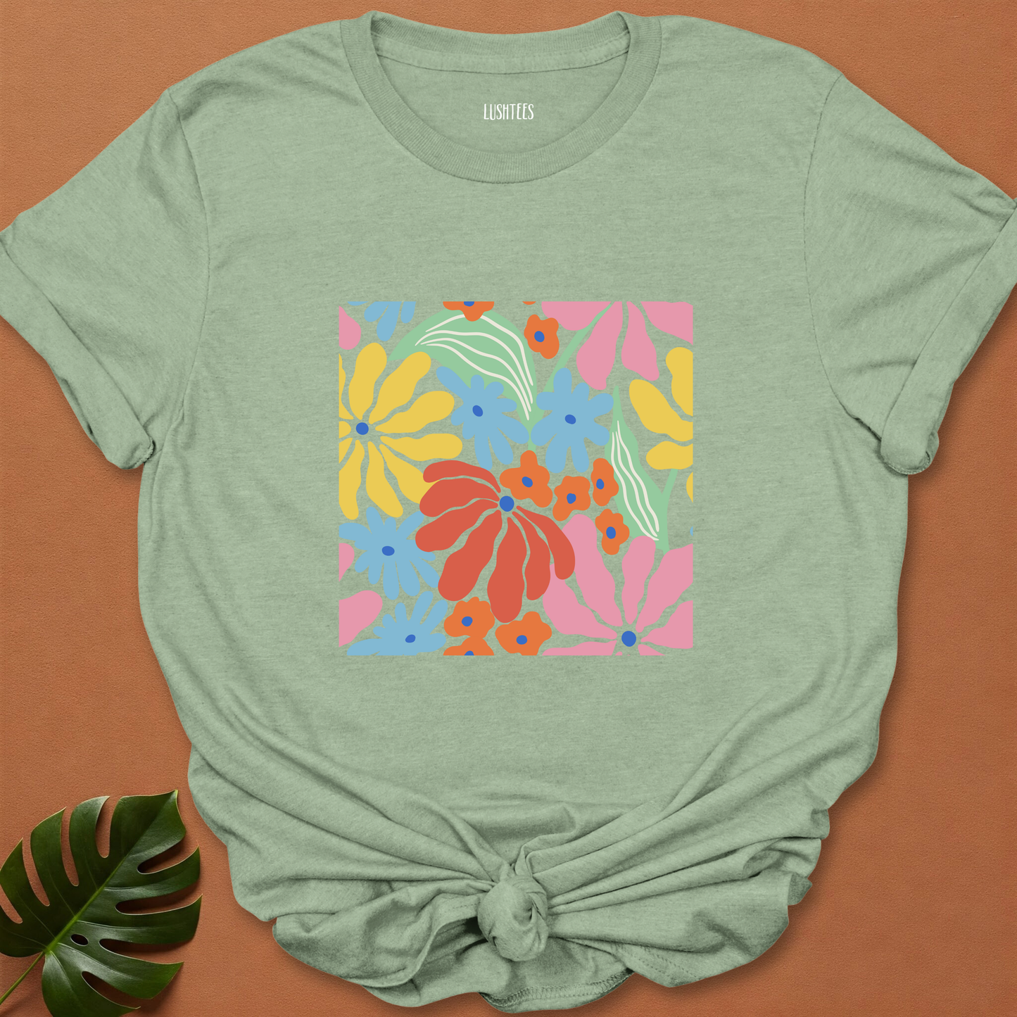 Full Bloom Chaos – Multicolor Wildflower Garden Tee