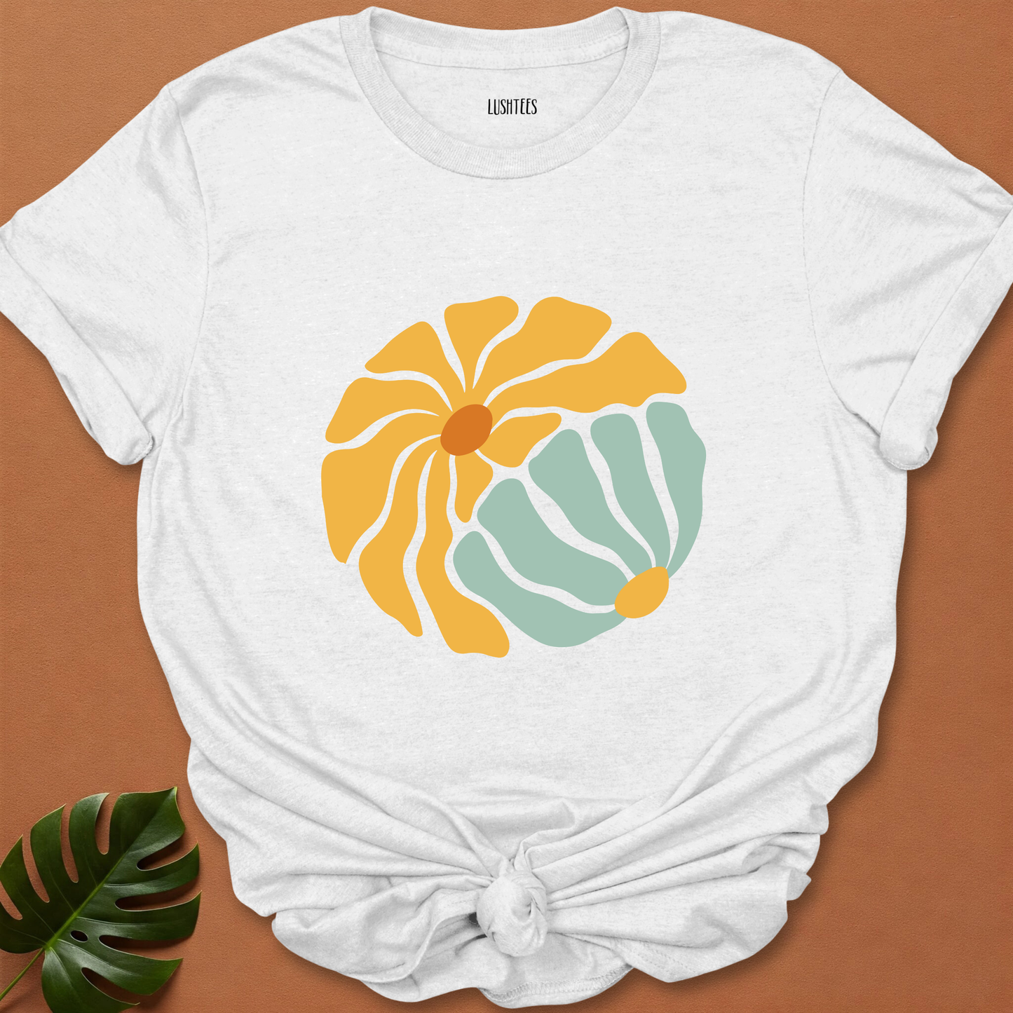 Sun & Sage Duo – Retro Garden Circle Tee