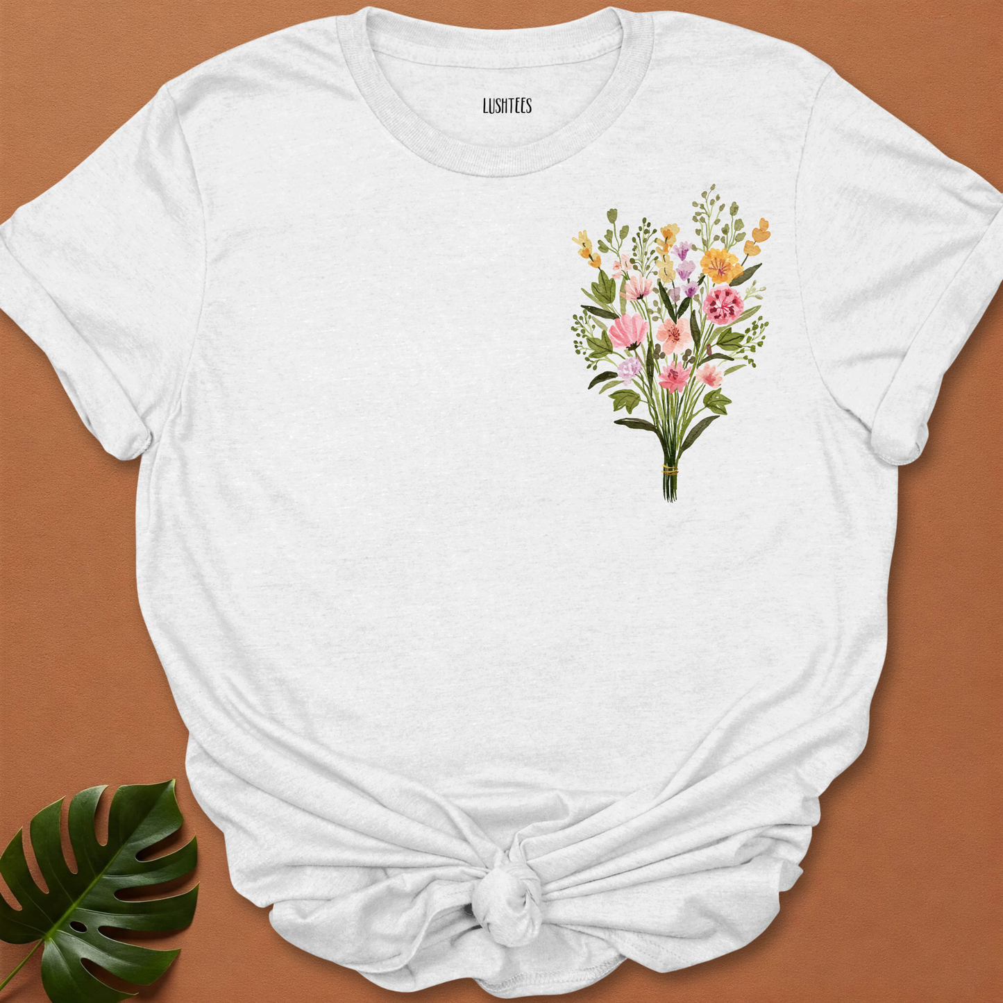 Watercolor Meadow Bouquet Tee