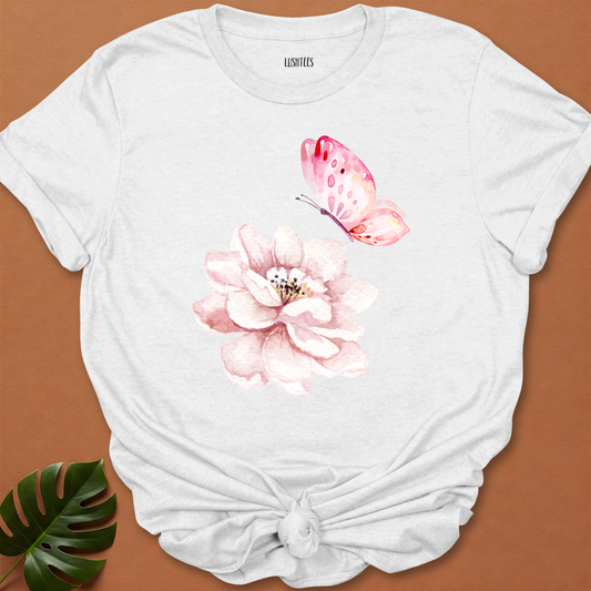 Pink Butterfly T-shirt