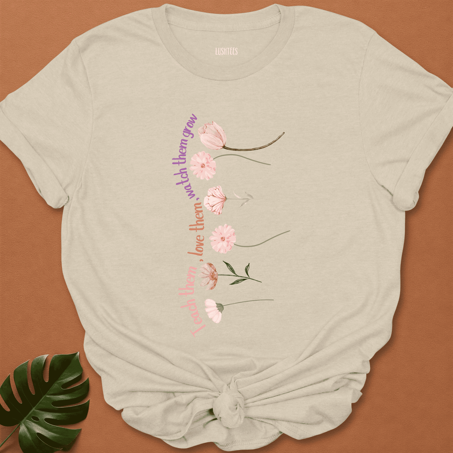 Bloom & Nurture - Teacher’s Floral Growth Tee
