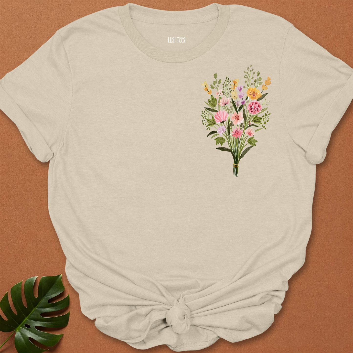 Watercolor Meadow Bouquet Tee