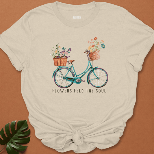 Soul Pedals - Floral Bicycle Wander Tee