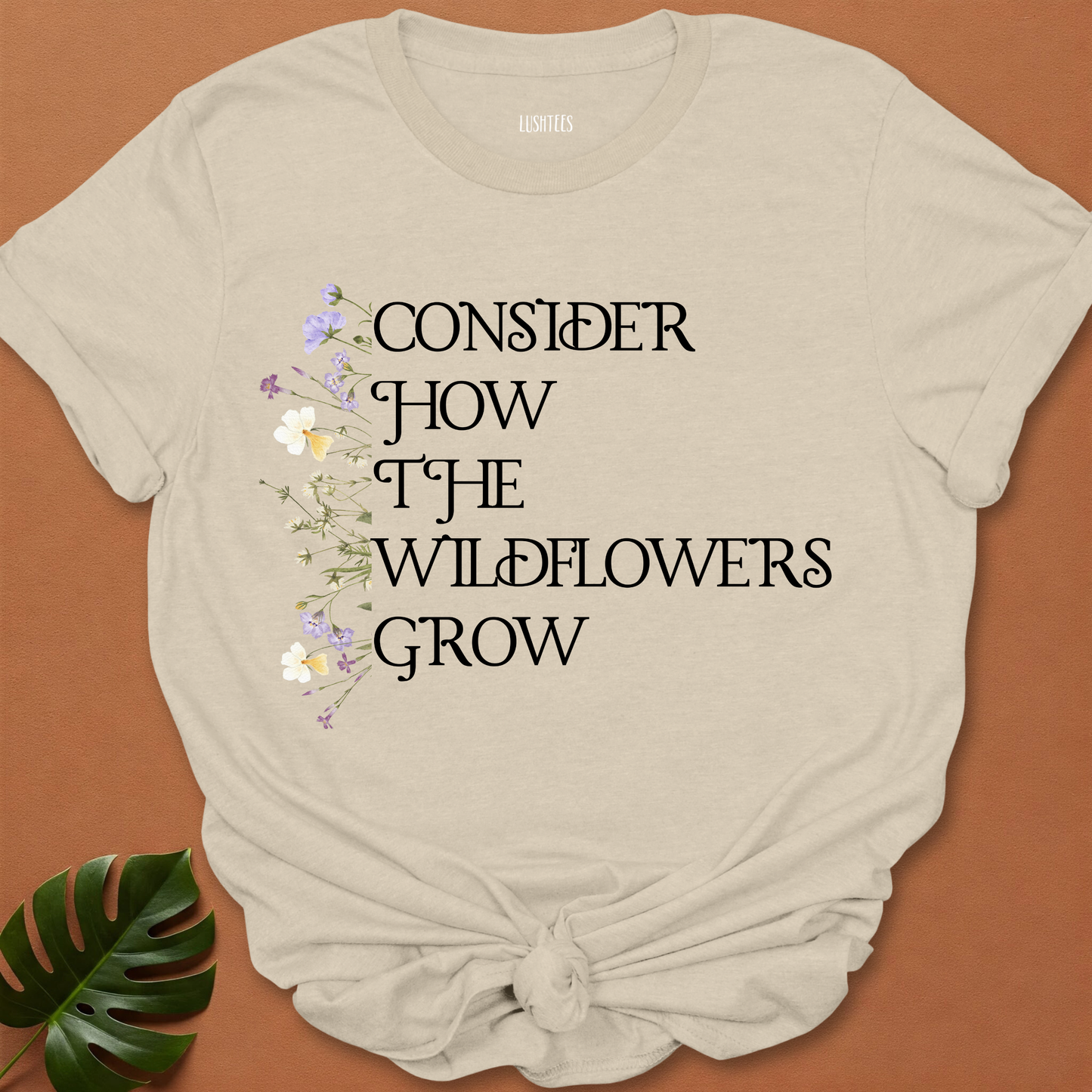 Wild Side - Pressed Garden Border Tee