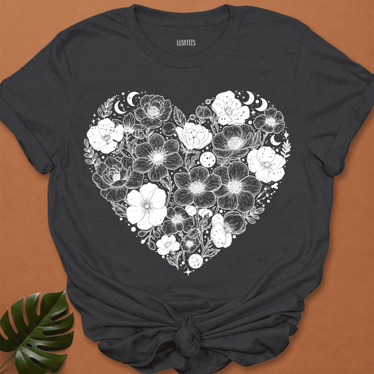 Moonlit Bloom Heart – Love in Wildflowers