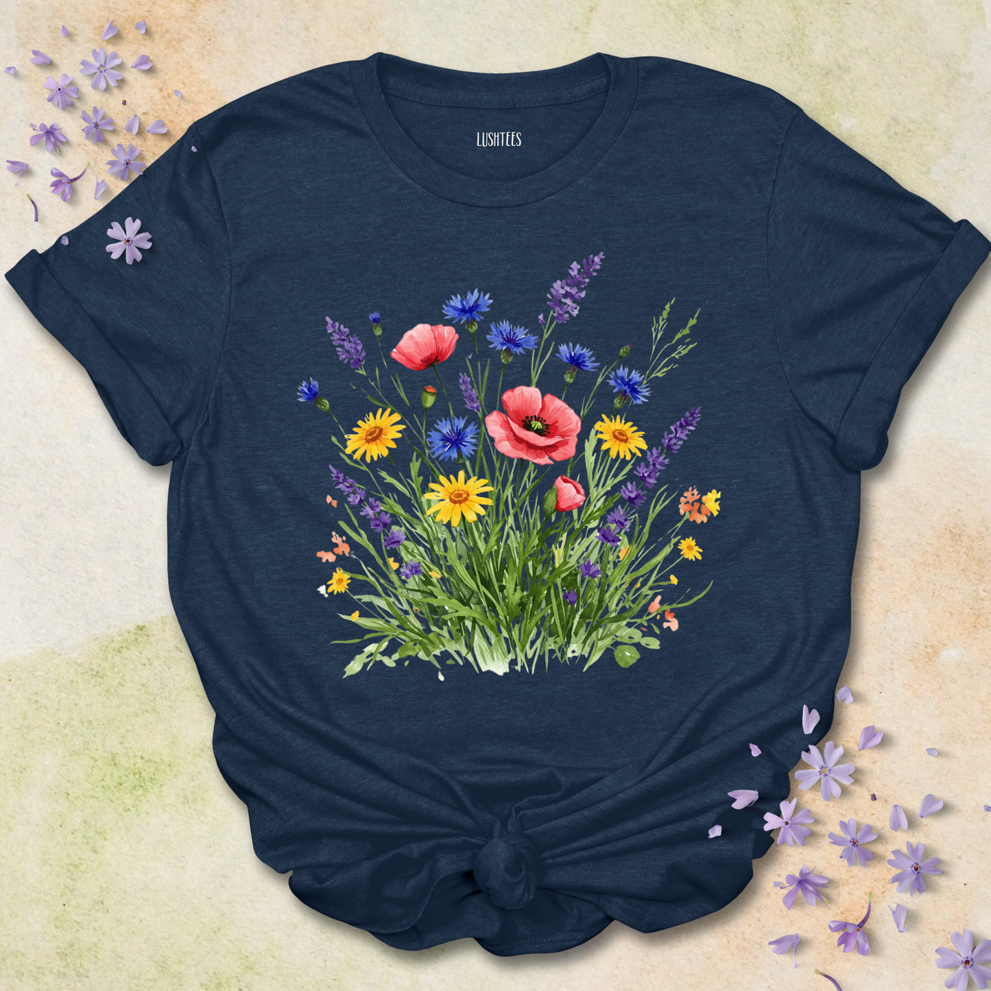 Water coloured Wild Flowers
