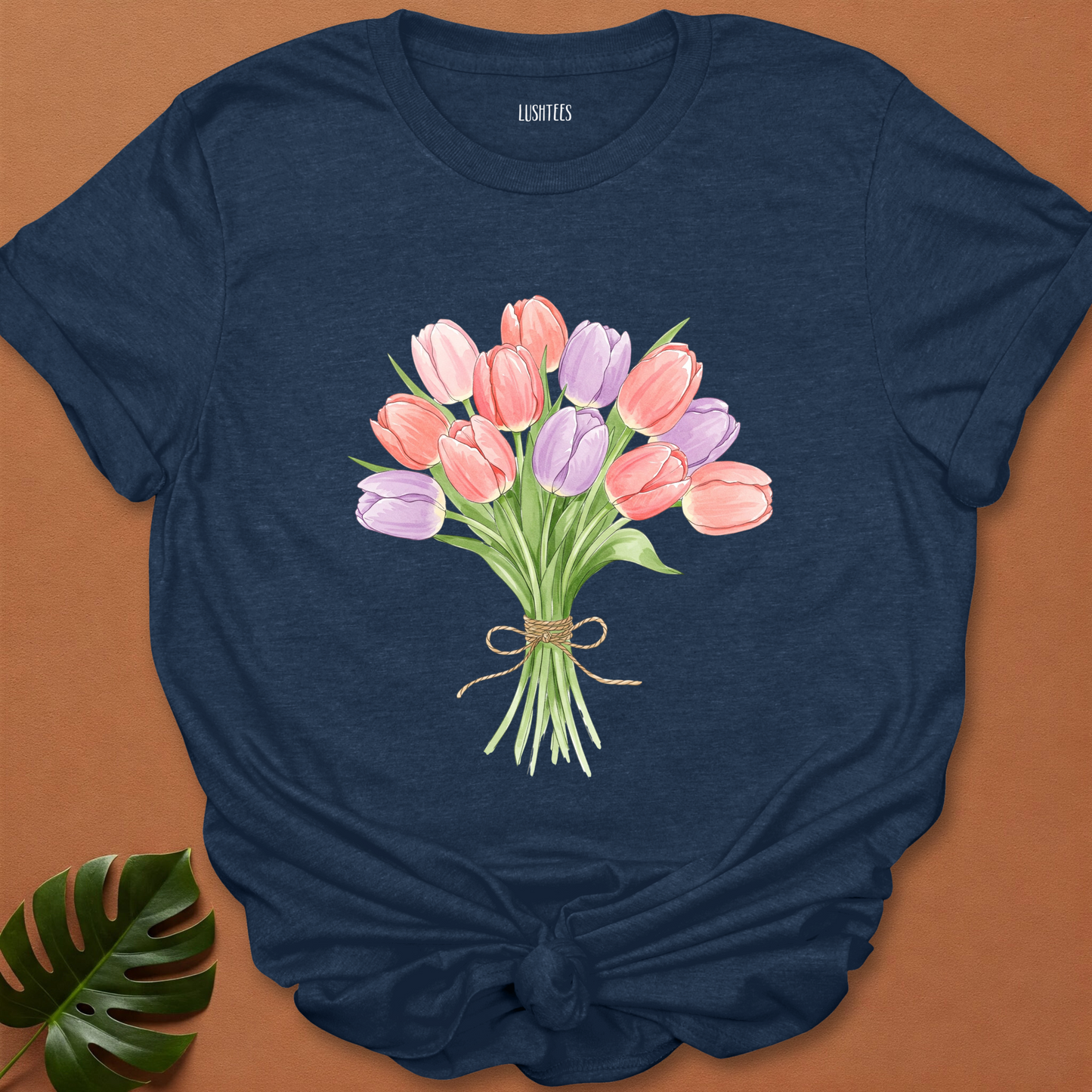 Watercolor Tulip Bouquet tee