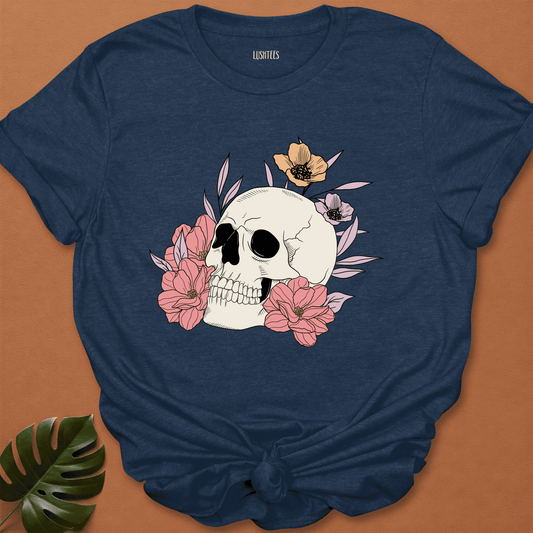 Floral Mortality - Life & Death Aesthetic Tee