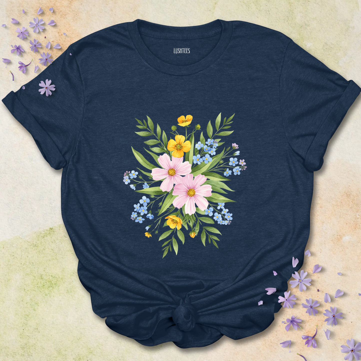 Water Colour Flowers T-shirt