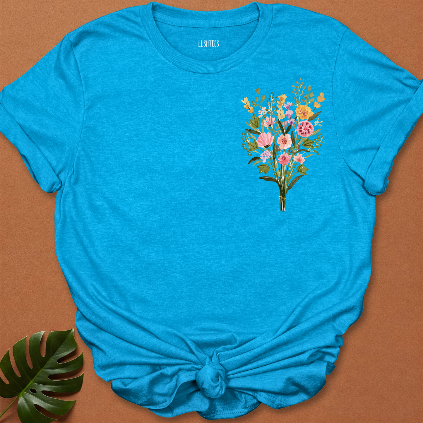 Watercolor Meadow Bouquet Tee