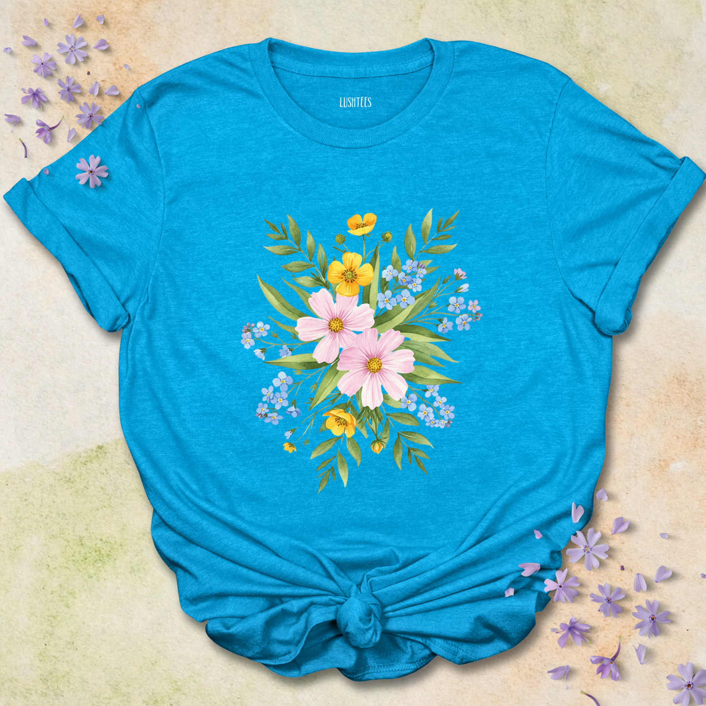 Water Colour Flowers T-shirt
