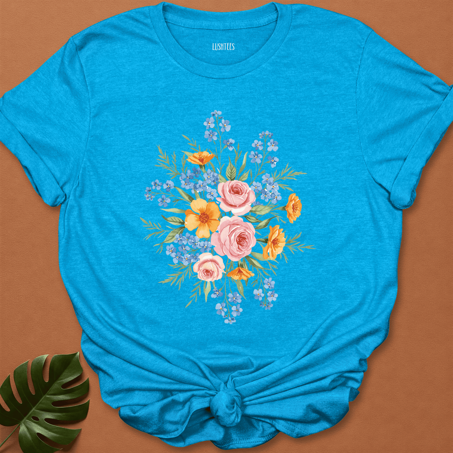 Water Colour Wildflower Bouquet T-shirt