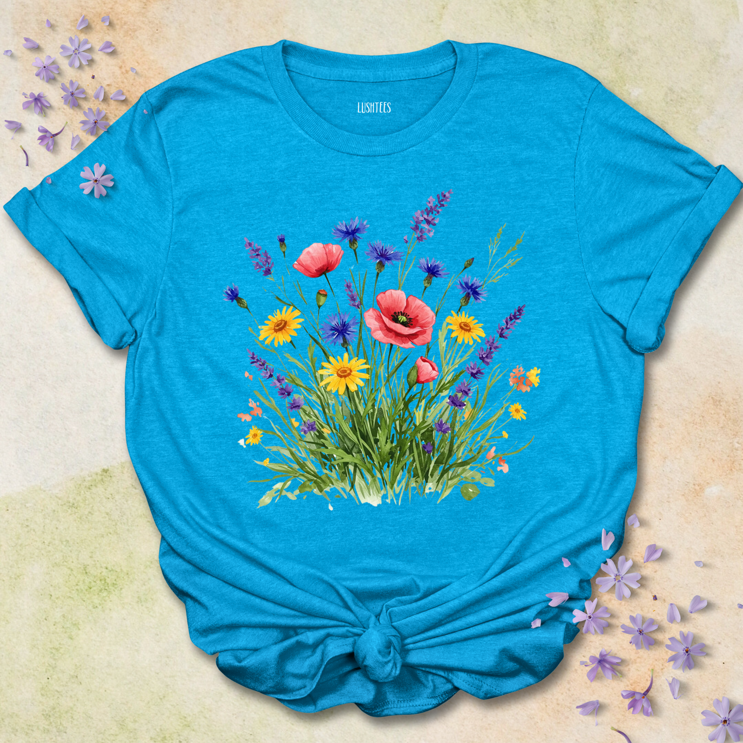 Water coloured Wild Flowers
