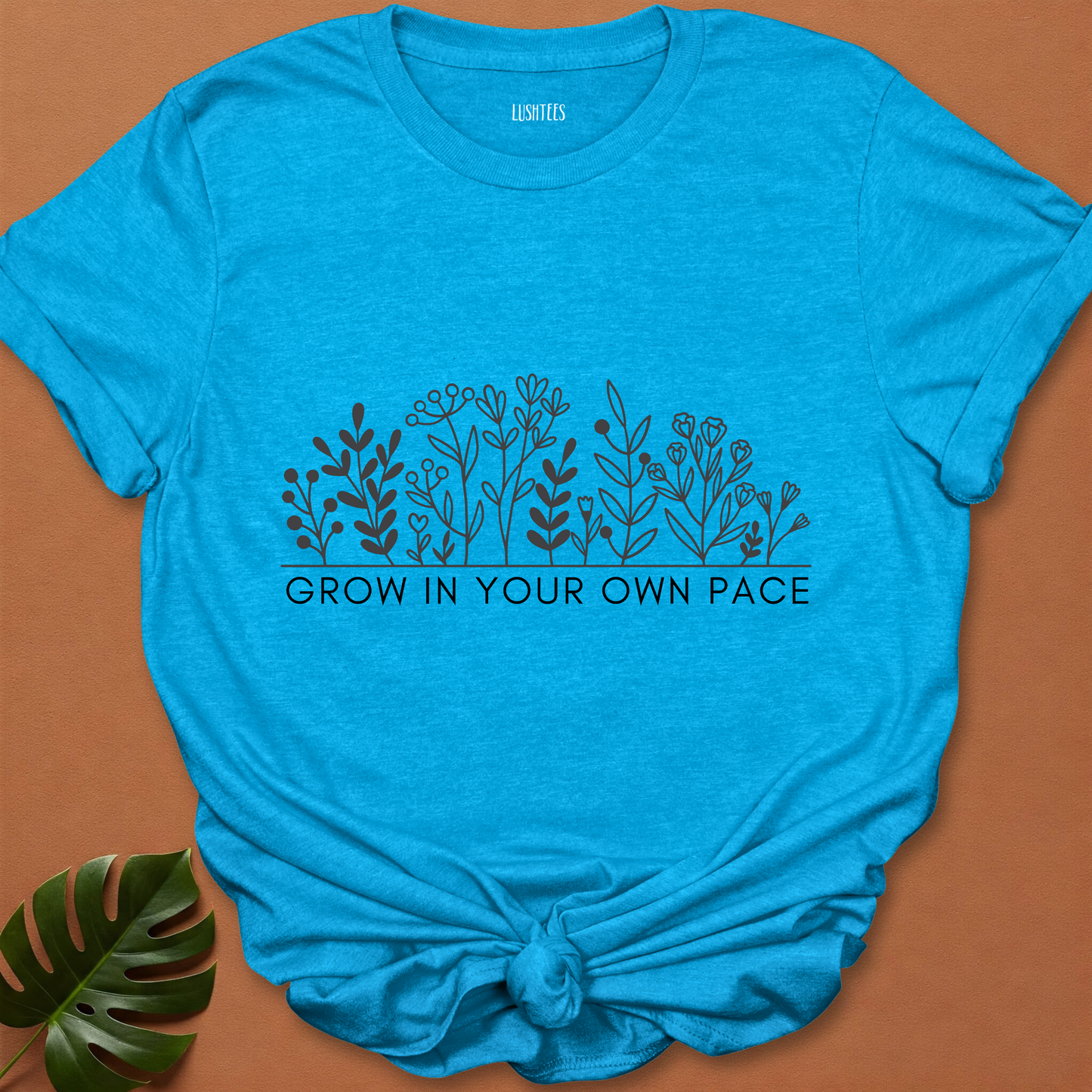 Tiny Garden - Subtle Bloom Line Art Tee