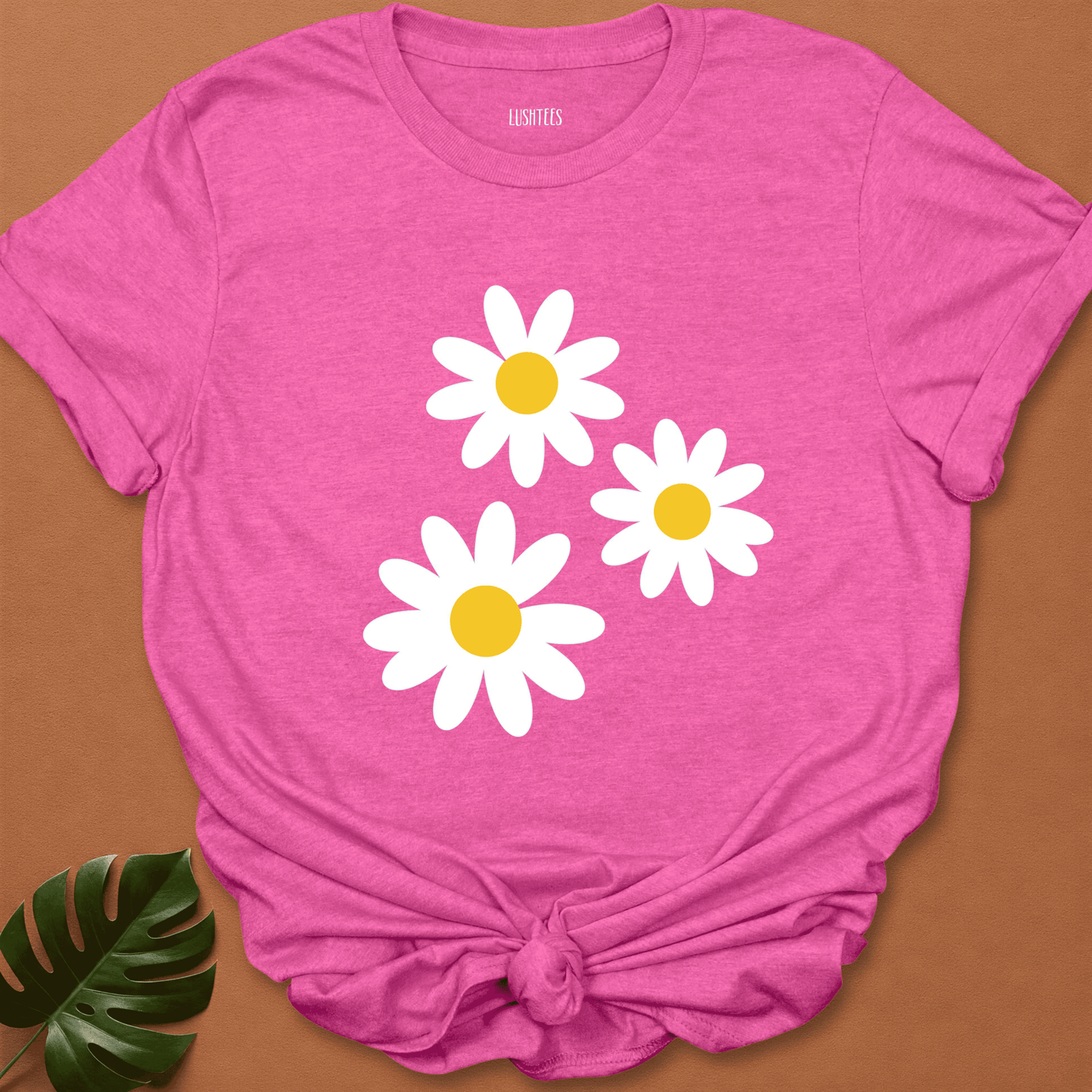 Zinnia Flower - Coral and Yellow