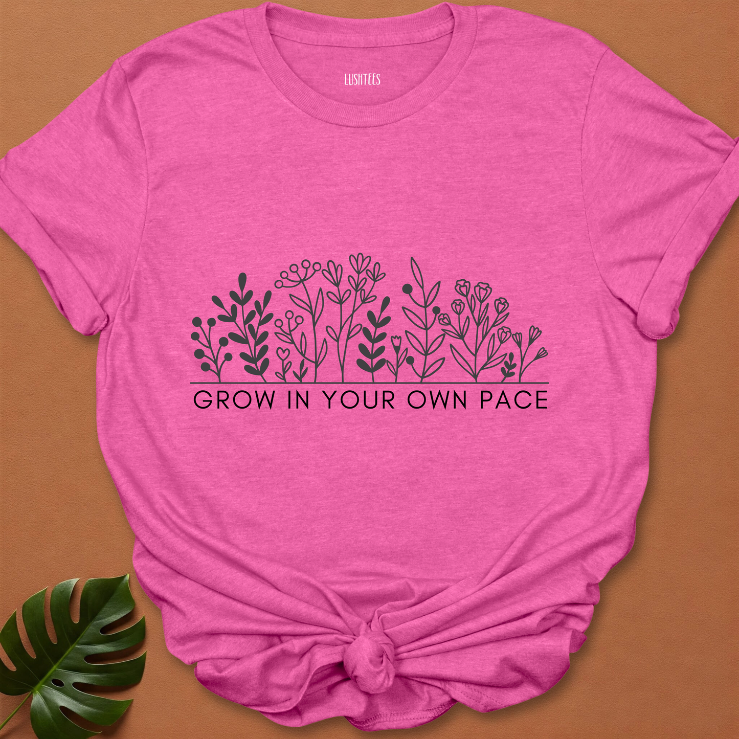 Tiny Garden - Subtle Bloom Line Art Tee