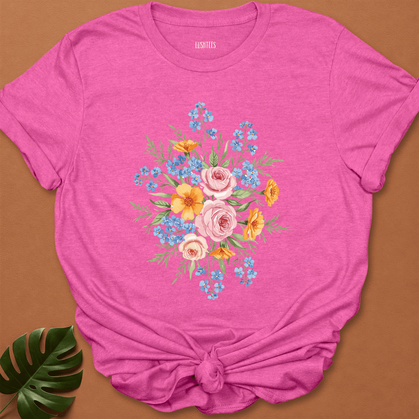 Water Colour Wildflower Bouquet T-shirt
