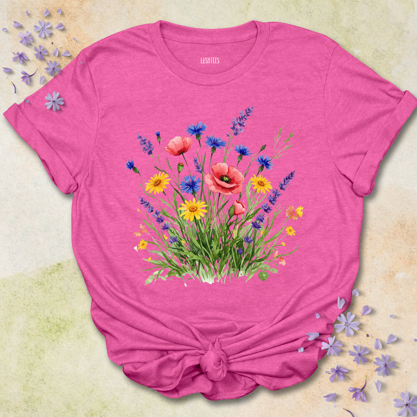 Water coloured Wild Flowers