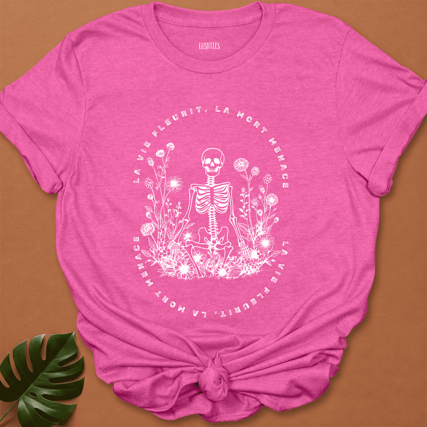 Memento Mori – Skeleton in Wildflowers (French Quote)