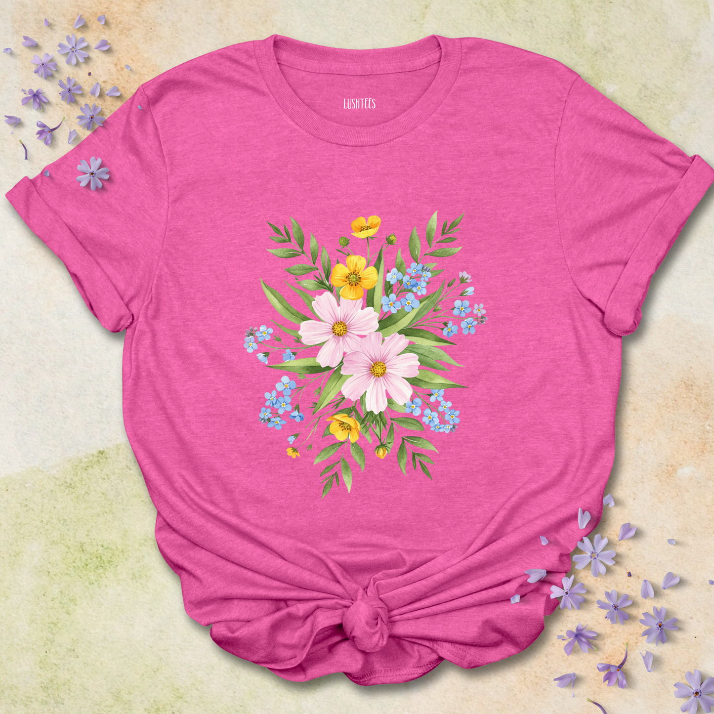 Water Colour Flowers T-shirt
