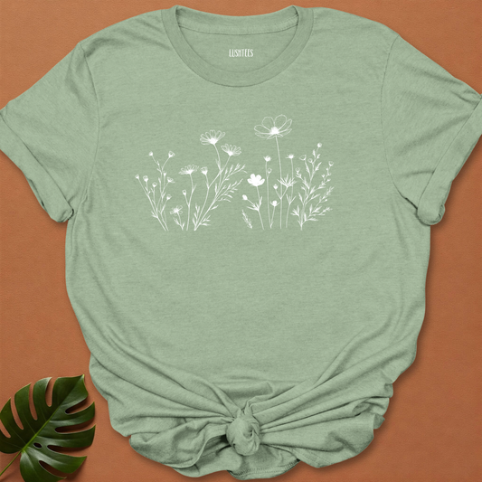 Garden Flowers  – Drawing