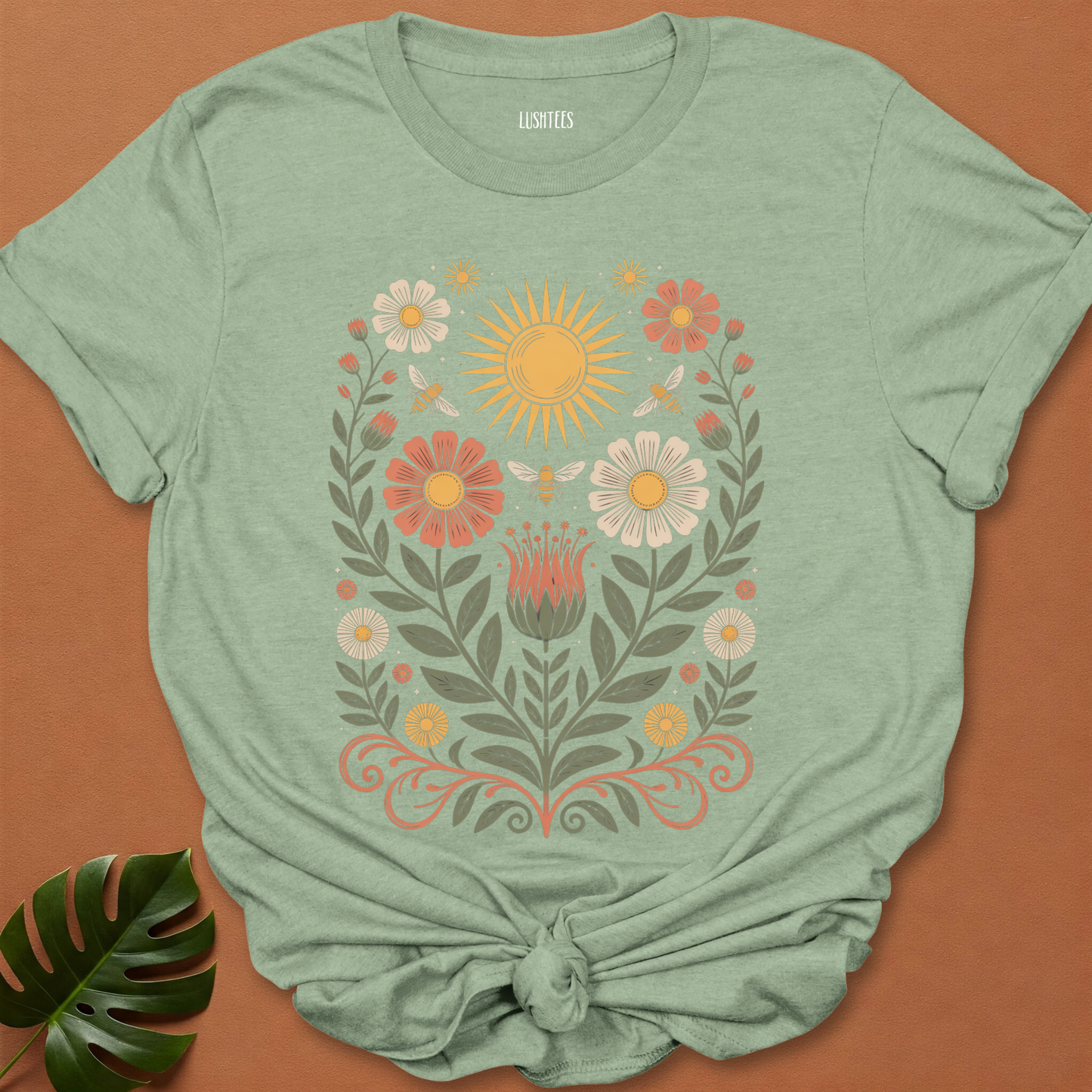 Sun & Bloom Folk Tee