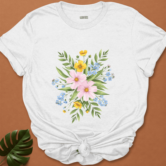 Water Colour Flowers T-shirt