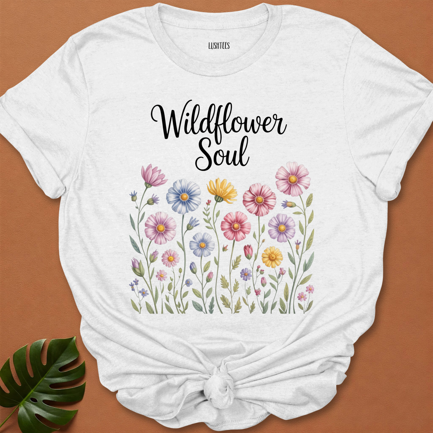 Wildflower Soul – Watercolor Bloom T-Shirt