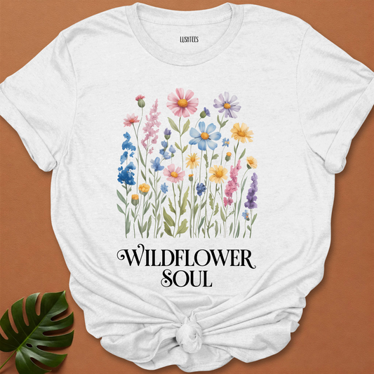 Wildflower Soul – Cottagecore Meadow Tee