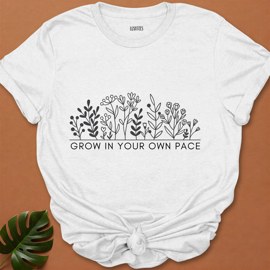 Tiny Garden - Subtle Bloom Line Art Tee