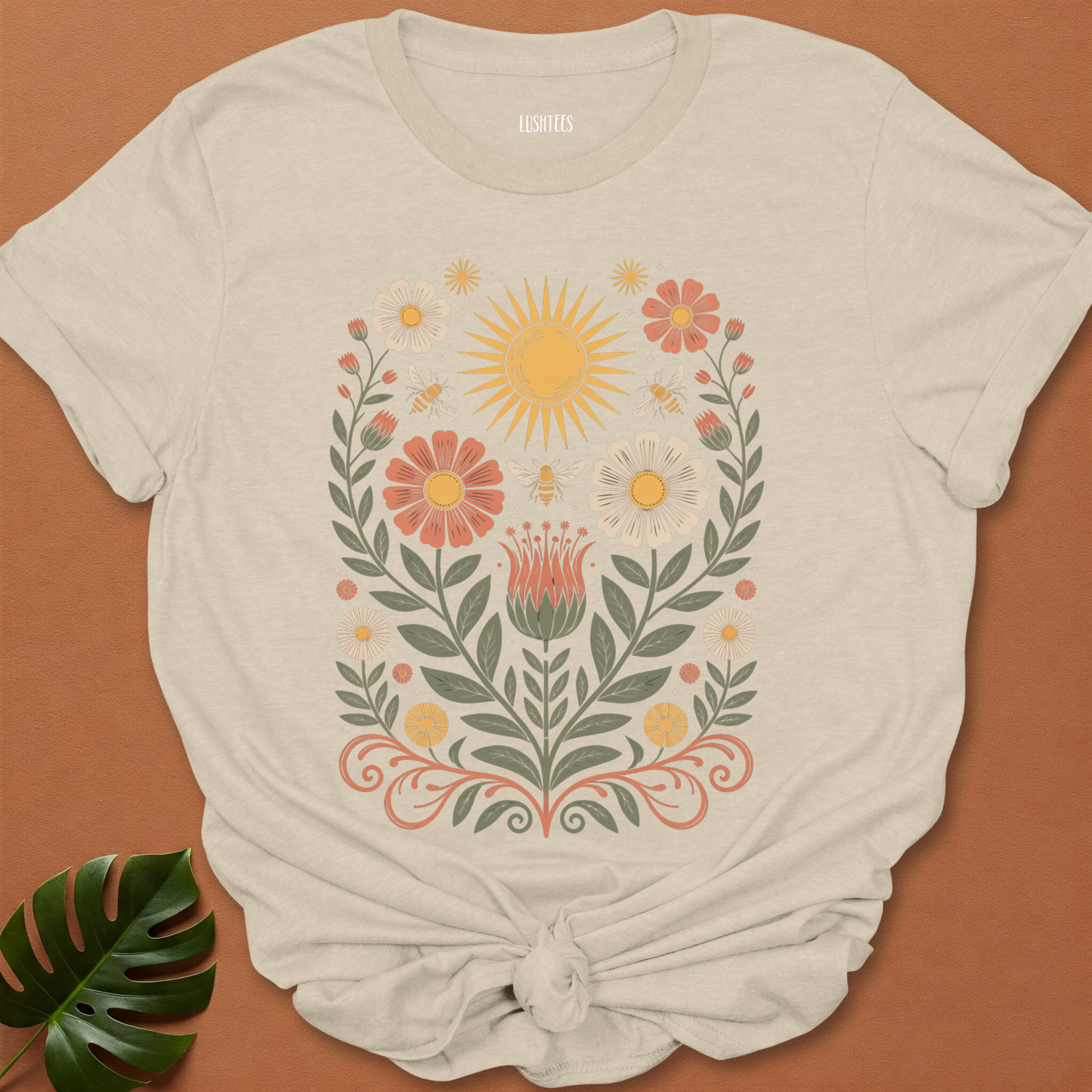 Sun & Bloom Folk Tee