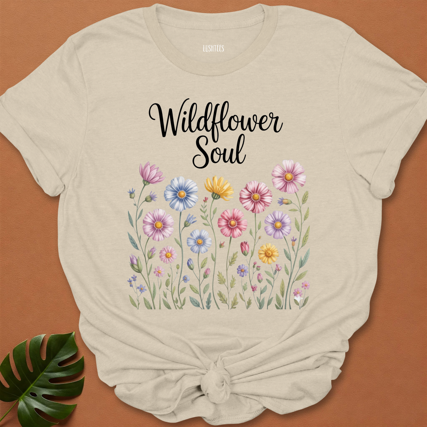 Wildflower Soul – Watercolor Bloom T-Shirt
