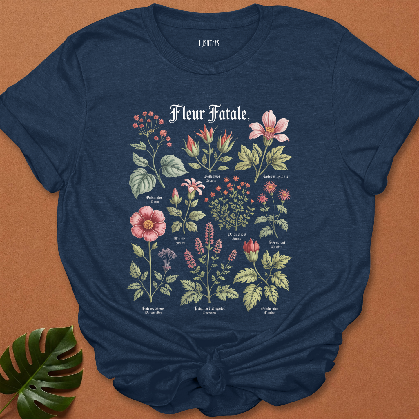 Fleur Fatale – Gothic Botanical Poison Flower T-Shirt