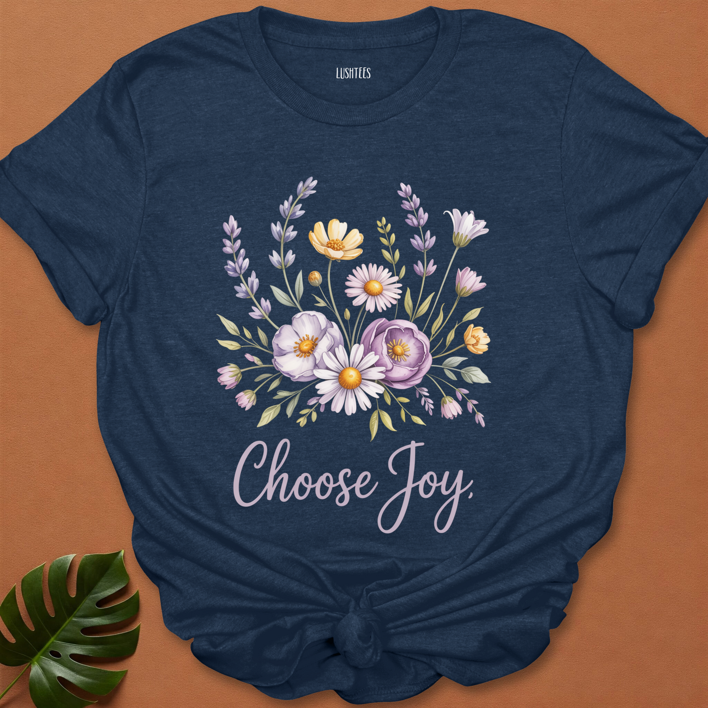 Choose Joy – Inspirational Wildflower T-Shirt