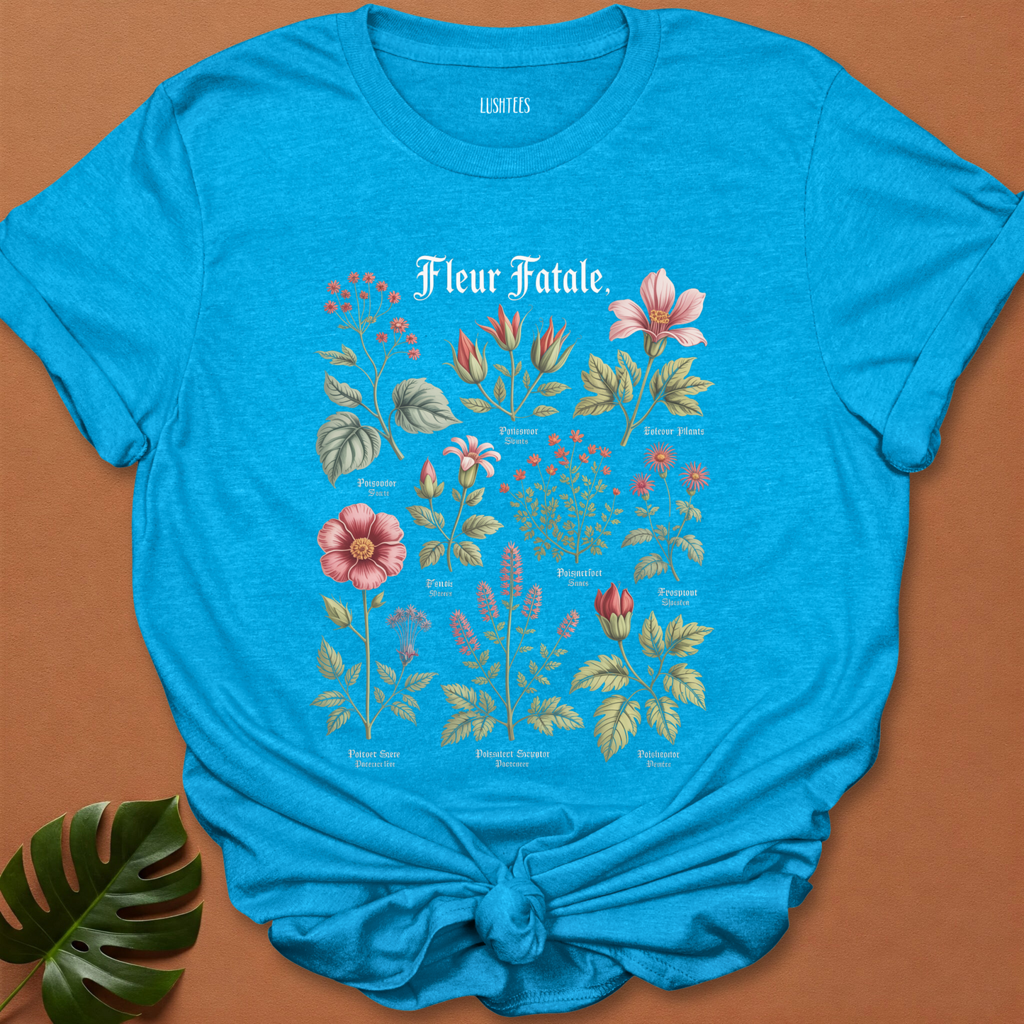 Fleur Fatale – Gothic Botanical Poison Flower T-Shirt