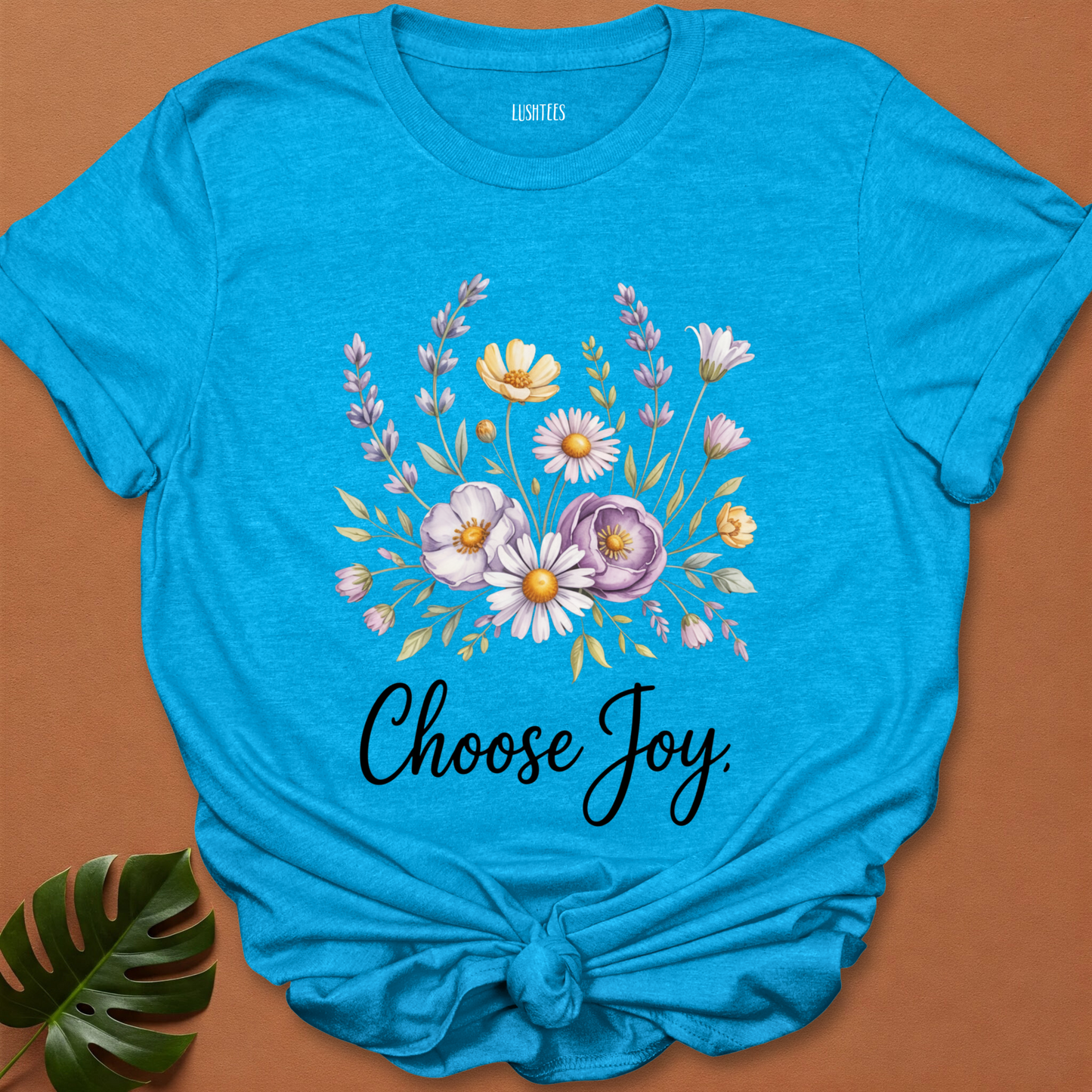 Choose Joy – Inspirational Wildflower T-Shirt