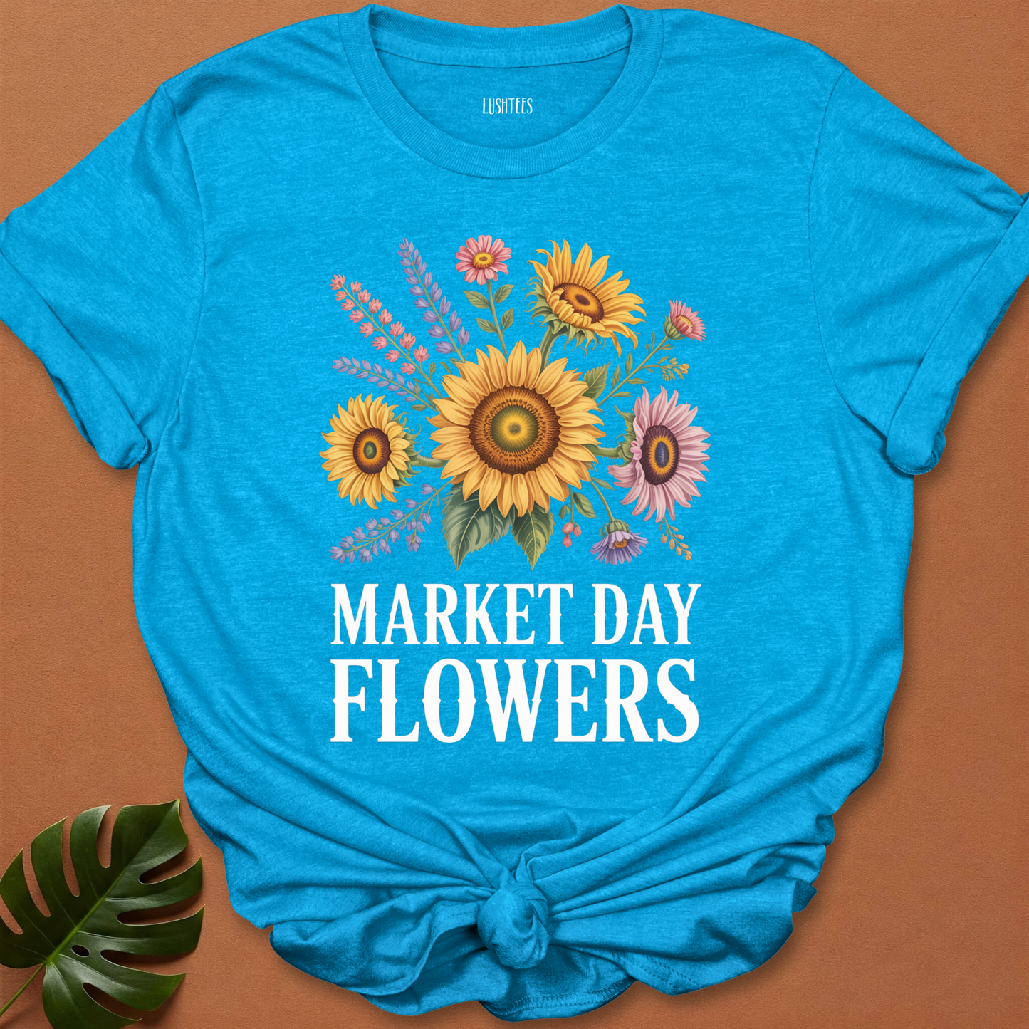 Market Day Flowers – Sunflower & Wildflower T-Shirt