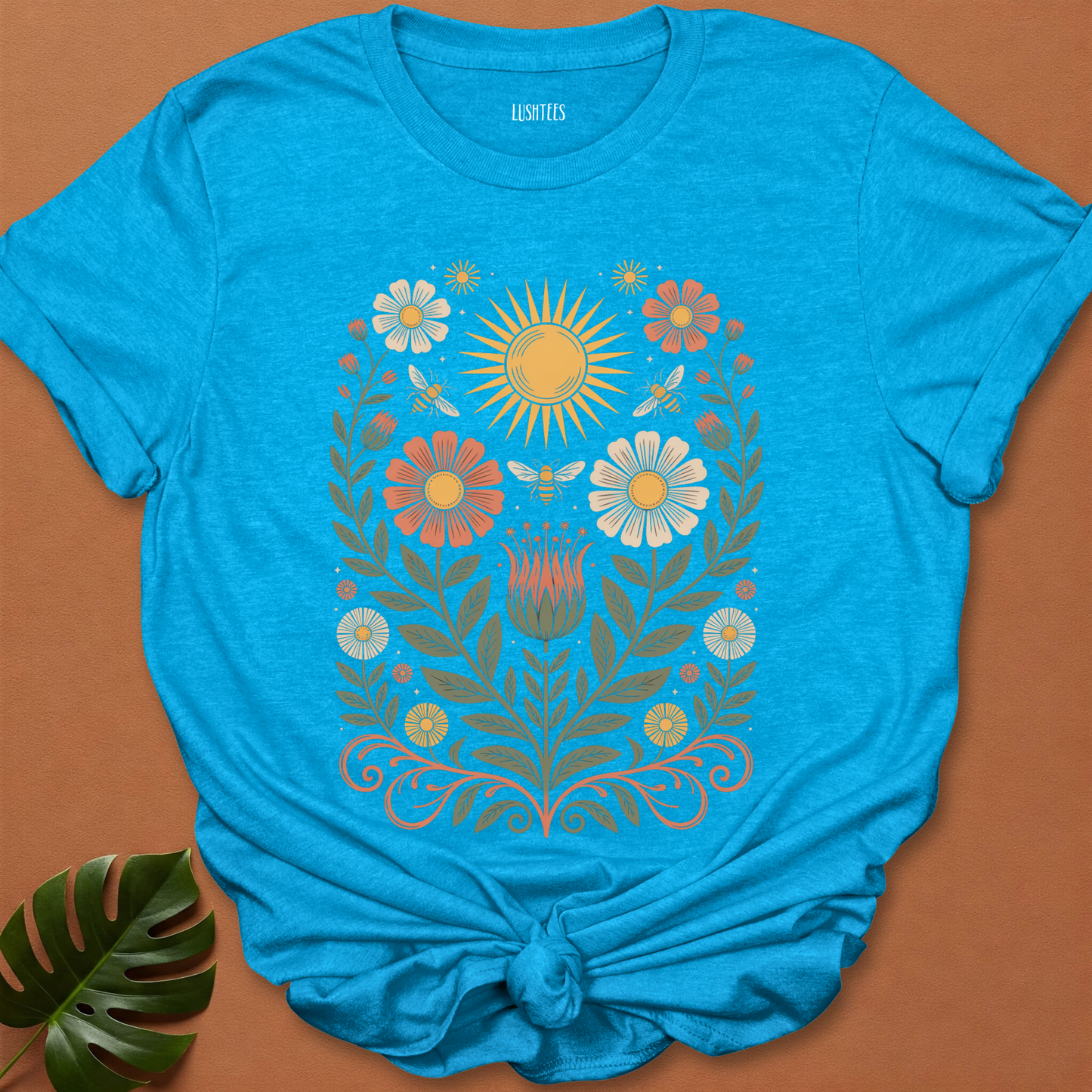 Sun & Bloom Folk Tee