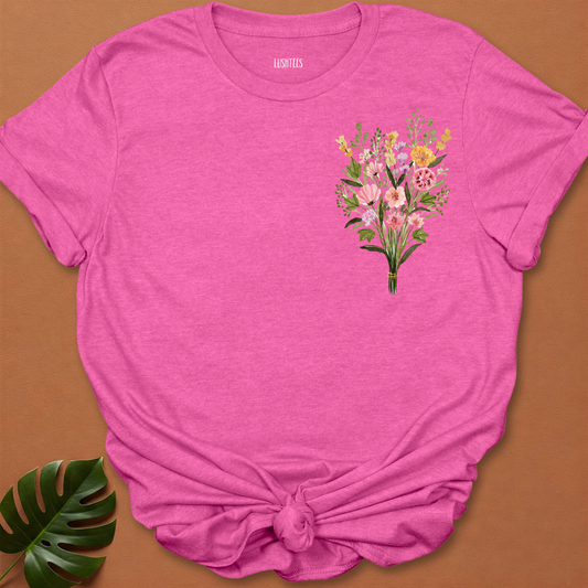 Watercolor Meadow Bouquet Tee