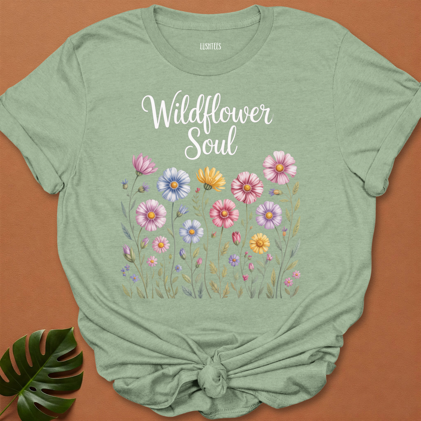 Wildflower Soul – Watercolor Bloom T-Shirt